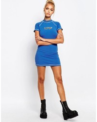 Unif Kit Bodycon Dress With Front Logo