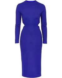 Ribbed Cut Out Bodycon Dress