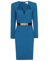 Dorothy Perkins Teal Belted Bodycon Dress