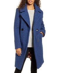 Blue Boucle Coat