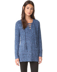 Blue Boucle Sweater