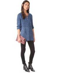 Rebecca Taylor Boucle Tweed Pullover