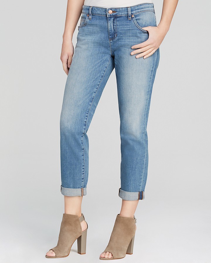 Eileen Fisher Boyfriend Jeans In Faded Blue, $178 | Bloomingdale's ...