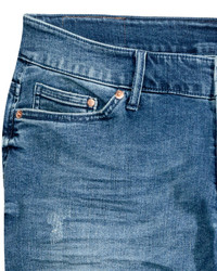 H&M Boyfriend Low Jeans Dark Denim Blue Ladies