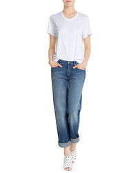 Mother Brother Cropped Boyfriend Jeans