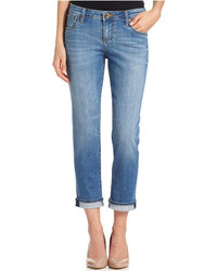 KUT from the Kloth Catherine Slim Fit Boyfriend Jeans Lighthearted Wash