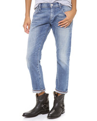Gold Sign Goldsign His Boyfriend Cropped Jeans