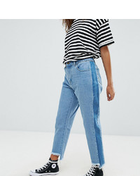 Brave Soul Petite Tamsin Jeans With Raw Step Hem
