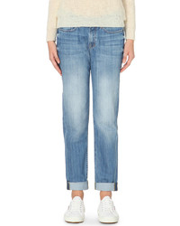 The White Company Washed Boyfriend Low Rise Jeans