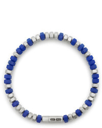 David Yurman Hex Bead Bracelet Blue