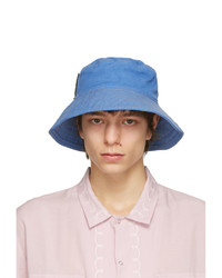 DOUBLE RAINBOUU Blue Flop Top Bucket Hat