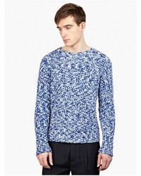 Raf Simons Blue Knitted Sweater