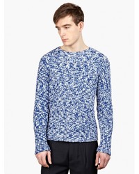 Raf Simons Blue Knitted Sweater