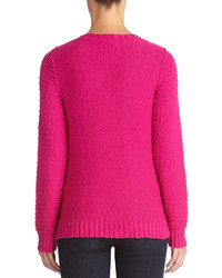 Jones New York Cable Knit Sweater With Boat Neck