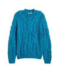 Topman Classic Cable Knit Sweater