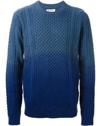 Puma X Bwgh Bwgh Degrad Cable Knit Sweater