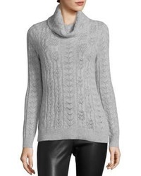 Saks Fifth Avenue Collection Cashmere Cable Knit Stitch Sweater