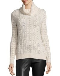 Saks Fifth Avenue Collection Cashmere Cable Knit Stitch Sweater