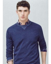 Mango Outlet Textured Cotton Sweater