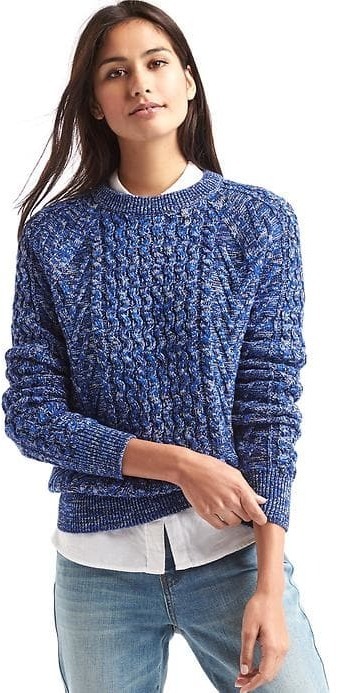 Gap Wavy Cable Knit Sweater, $59 | Gap | Lookastic