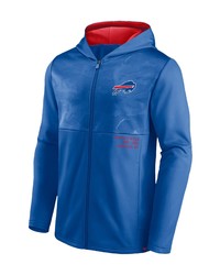 FANATICS Branded Royal Buffalo Bills Defender Full Zip Hoodie Jacket