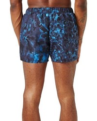 Topman Camo Swim Trunks