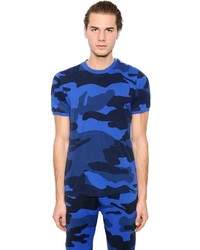 Hydrogen Military Camouflage Cotton T Shirt
