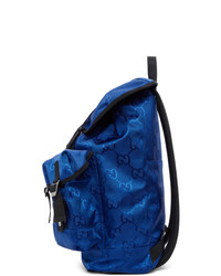 Gucci Blue Off The Grid Gg Eco Backpack