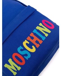 Moschino Flocked Logo Backpack