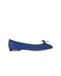 Blue Canvas Ballerina Shoes
