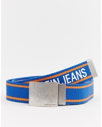 Calvin Klein Jeans Logo Canvas Belt