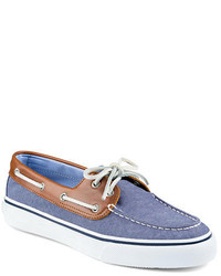 Sperry Bahama Canvas And Leather Boat Shoes