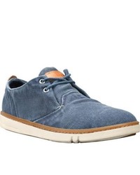 Timberland Earthkeepers Hookset Handcrafted Fabric Ox Blue Canvas Canvas Shoes
