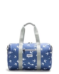 Blue Canvas Duffle Bag