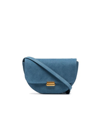Blue Canvas Fanny Pack