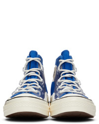 Converse Blue Chuck 70 Utility Hi Sneakers