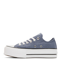 Converse Blue Chuck Taylor Lift Sneakers