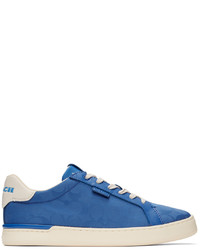 Coach 1941 Blue Jacquard Lowline Sneakers