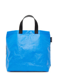 Comme des Garcons Homme Black And Blue Panelled Tote