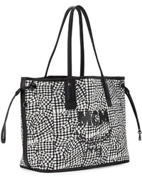 MCM Liz Reversible Medium Shopper Tote Bag Black