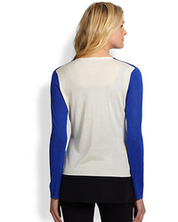 Saks Fifth Avenue Collection Contrast Back Cardigan