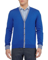 Etro Cotton And Cashmere Blend Cardigan