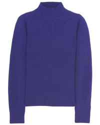 Thierry Mugler Mugler Ribbed Cashmere Sweater Royal Blue