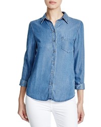 Dl1961 Mercer Spring Chambray Button Down The Blue Shirt Shop