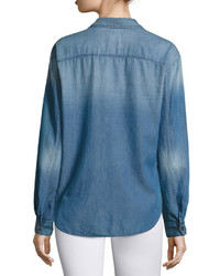 Mcguire Hideaway Chambray Shirt Legionnaire Blue