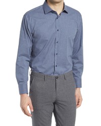 Nordstrom Trim Fit Non Iron Chambray Dress Shirt