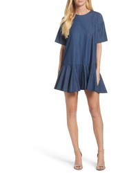 French Connection Arrow Chambray Babydoll Dress