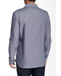 Bedford Park Long Sleeve Spread Collar Chambray Shirt