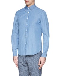Canali Cotton Chambray Shirt