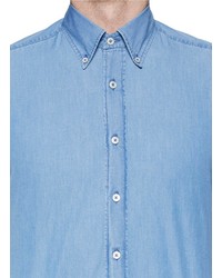 Canali Cotton Chambray Shirt
